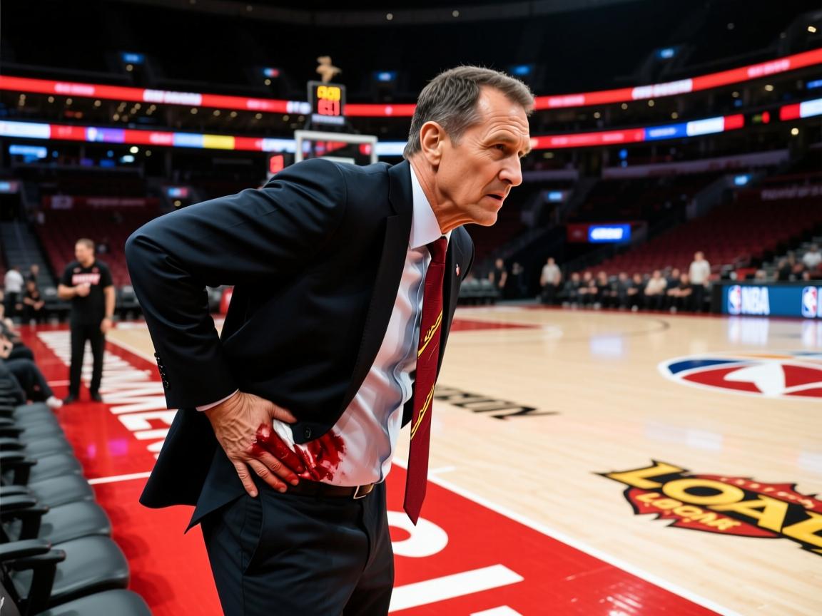 热火主教练因腰部受伤缺席关键比赛